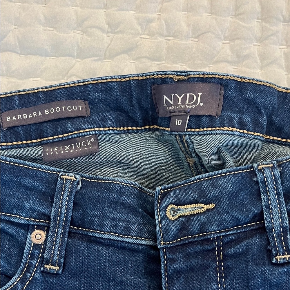 NYDJ Barbara Bootcut Jeans in Indigo Blue